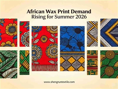 La domanda di stampe a cera africane è in aumento per l’estate 2026